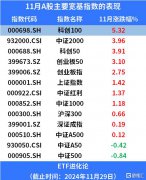 11月，东南亚科技ETF大涨13%，科创100ETF华夏涨超